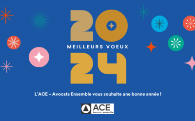 L’ACE – Avocats Ensemble vous souhaite une bonne année 2024 !
