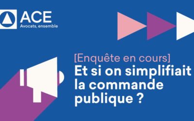 Commission Droit Public : Enquête : participez à la simplification du droit de la commande publique !