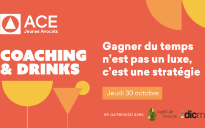 COACHING & DRINK « Gagner du temps n’est pas un luxe, c’est une stratégie » – Jeudi 30 octobre 2025 à partir de 19h30