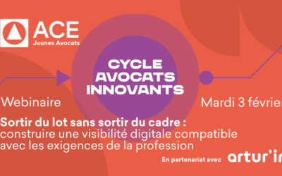 Webinaire Cycle avocats innovants : Sortir du lot sans sortir du cadre, le Mardi 3 février 2026